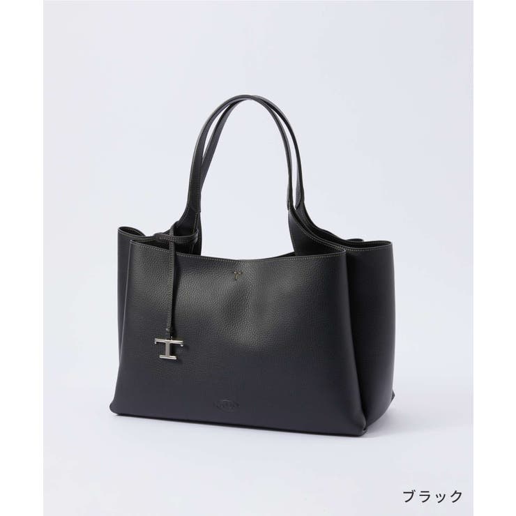 トッズTOD'SXBWAPAF9300QRIトートバッグレディースバッグハンドバッグレザーチャーム付き手提げミディアムバッグブランドロゴ通勤旅行おしゃれプレゼントギフト贈り物シンプル誕生日記念お祝いトープダークブラウン