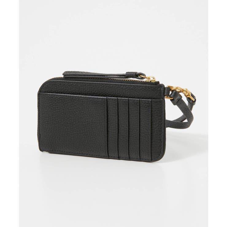 トリーバーチTORYBURCH148984カードケースレディースファッション小物ミラージップカードホルダーレザーフラグメントケースビジネスパスケースロゴプレゼントお祝い通勤通学コンパクトギフト誕生日MillerZipCardCaseブラック