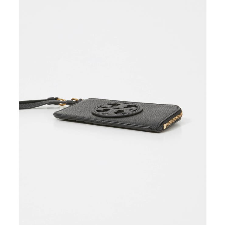 トリーバーチTORYBURCH148984カードケースレディースファッション小物ミラージップカードホルダーレザーフラグメントケースビジネスパスケースロゴプレゼントお祝い通勤通学コンパクトギフト誕生日MillerZipCardCaseブラック