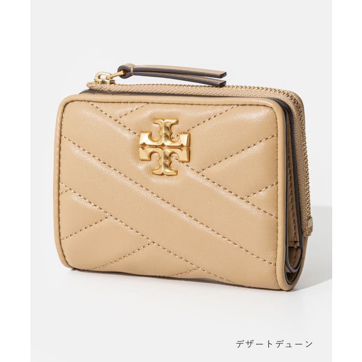 トリーバーチTORYBURCH153121二つ折り財布レディース財布キラシェブロンバイフォードレザーミニ財布小銭入れウォレットコンパクトプレゼントギフト贈り物ブランドロゴ誕生日記念お祝いKiraChevronBi-FoldWalletブラック