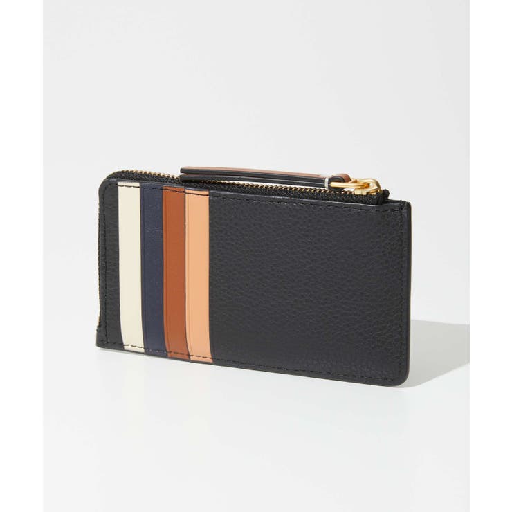 トリーバーチTORYBURCH146012カードケースレディースファッション小物ロビンソンペブルドトップジップカードホルダーレザービジネスパスケースロゴプレゼントお祝い通勤通学コンパクトギフト誕生日RobinsonPebbledTop-ZipCardCaseブラック