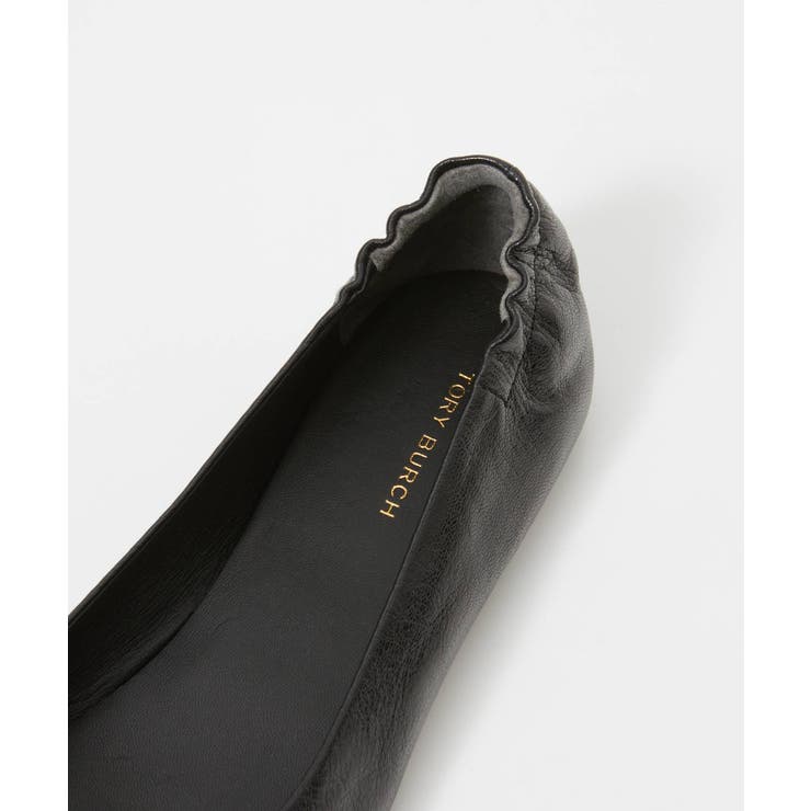 トリーバーチTORYBURCH147379パンプスレディースシューズクレアバレエ革靴レザーバレエシューズビジネスダブルTロゴ通勤オフィス靴プレゼントギフトCLAIREBALLETブラック23.0～25.0cm