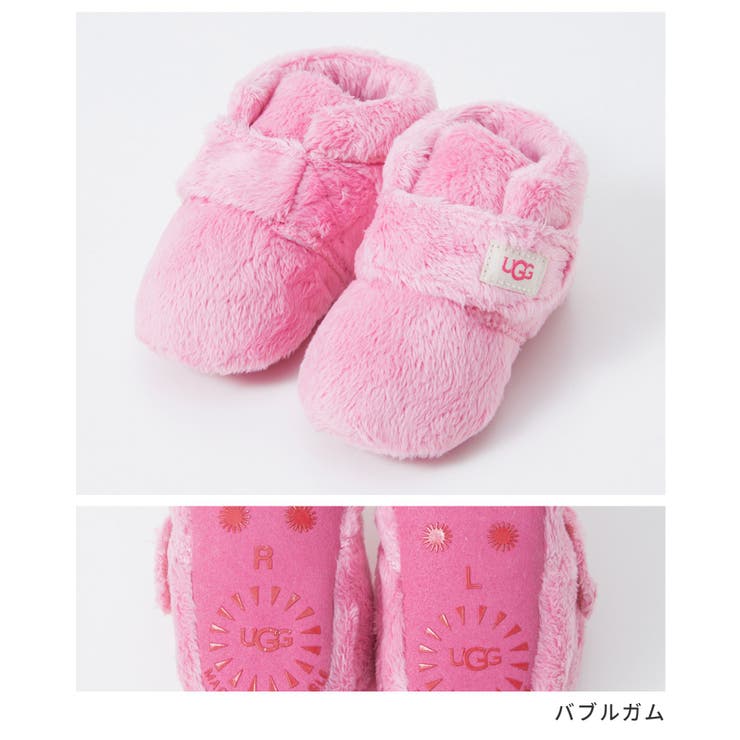 アグUGG1103497Iサンダルビックスビーキッズ・ベビーシューズベビーシューズBixbeeロゴおしゃれ靴ファーストシューズウィンターファー防寒プレゼント赤ちゃんお祝い出産祝いギフトかわいいチェストナットチャコールネイビーバニラ9.0～12.5cm