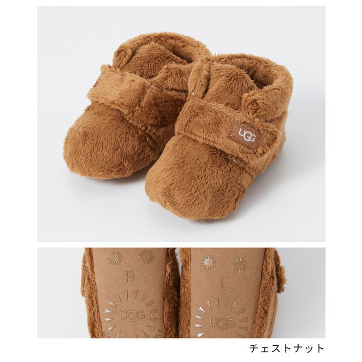 アグUGG1103497Iサンダルビックスビーキッズ・ベビーシューズベビーシューズBixbeeロゴおしゃれ靴ファーストシューズウィンターファー防寒プレゼント赤ちゃんお祝い出産祝いギフトかわいいチェストナットチャコールネイビーバニラ9.0～12.5cm