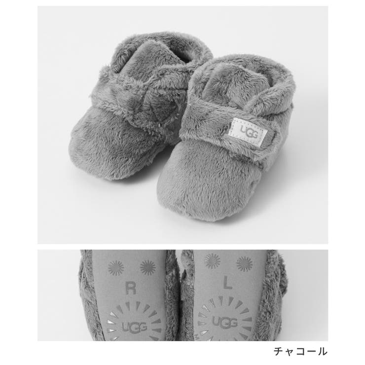 アグUGG1103497Iサンダルビックスビーキッズ・ベビーシューズベビーシューズBixbeeロゴおしゃれ靴ファーストシューズウィンターファー防寒プレゼント赤ちゃんお祝い出産祝いギフトかわいいチェストナットチャコールネイビーバニラ9.0～12.5cm