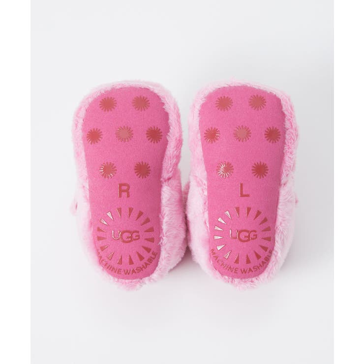 アグUGG1094823Iサンダルビックスビーアンドラビーキッズ・ベビーシューズベビーブーティー&ブランケットセットBixbeeAndLoveyロゴおしゃれ靴ウィンター防寒あったかふわふわブランドプレゼント赤ちゃん出産祝いチャコールバニラ9.0～12.5cm