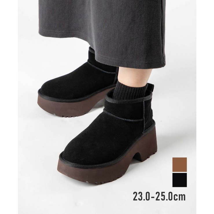 UGG アグ ラアルト ステッチ サンダル 24cmブルーロゴ UGG LA ALTO