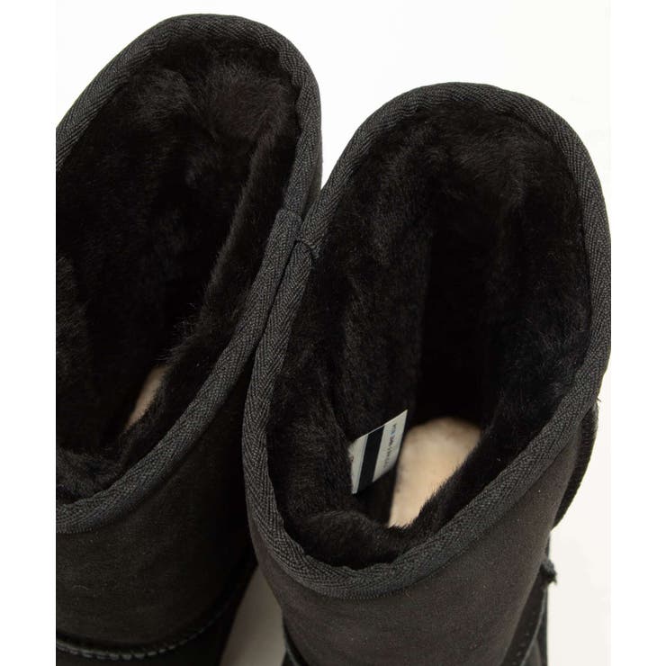 アグUGG1016223ブーツレディースシューズムートンブーツクラシックショートII2WCLASSICSHORTIIシープスキンショートボアレザー通勤通学デイリーユース普段使いタウンユース靴ウィンター防寒あったか女性おしゃれブラック23～27cm