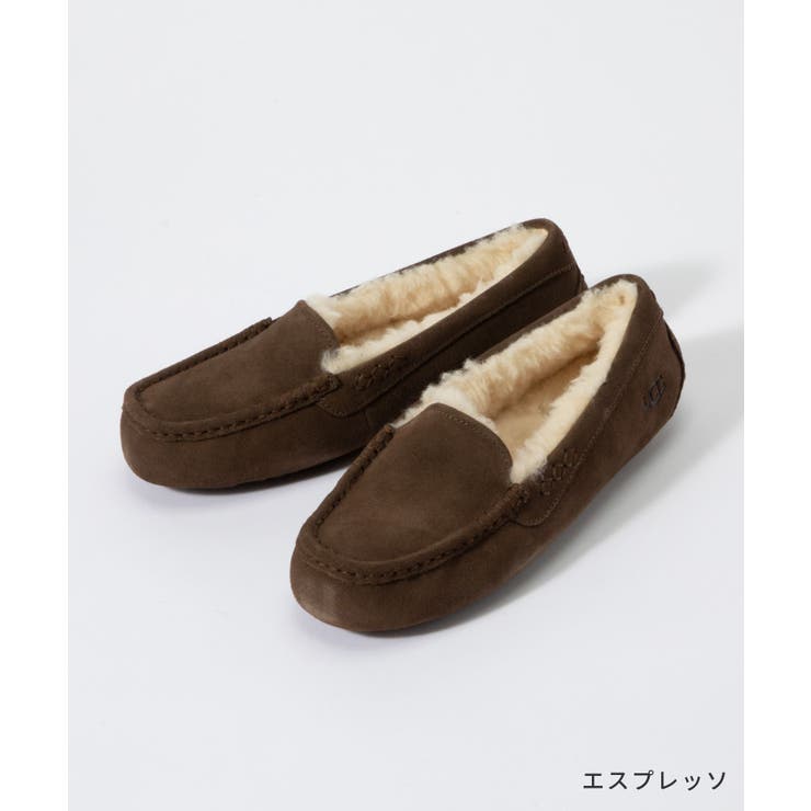 UGG アグ シューズ モカシン ANSLEY アンスレー ムートン シープ