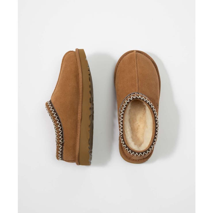 アグUGG5955スリッポンTASMANレディースシューズタスマンボアレザーシープスキンルームシューズ履きやすい歩きやすい通勤通学普段使いおしゃれ靴防寒ファーあったか女性ムートンもこもこ保温ブラックチェスナットダークグレー22.0～27.0cm