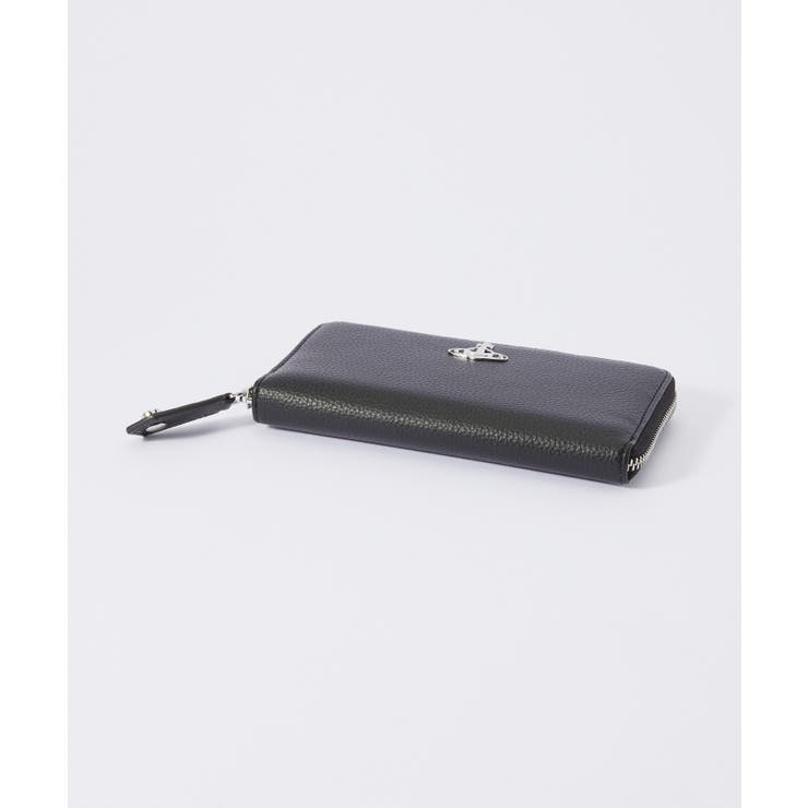 ヴィヴィアンウェストウッドVivienneWestwood53020079S000D長財布RE-VEGANGRAINNEWZIPROUNDWALLETレディース財布イエローグリーンブラック