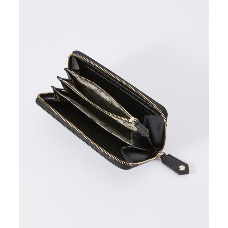ヴィヴィアンウェストウッドVivienneWestwood51050023L001N長財布SAFFIANOCLASSICZIPROUNDWALLETレディース財布ブラウンブラックグレー