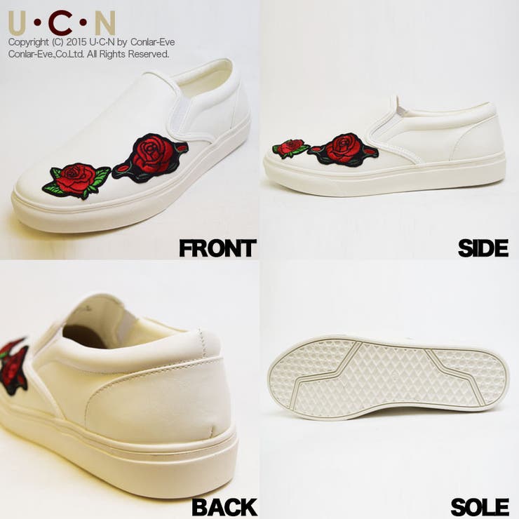 薔薇 モチーフ スリッポン | UCN | 詳細画像6 