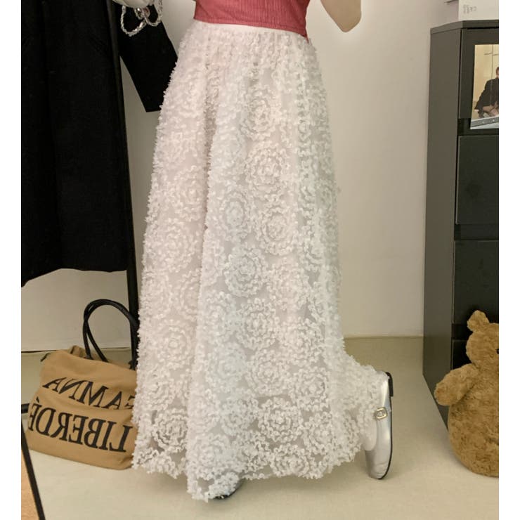 カットジャガードスカート | Ulysses | 詳細画像1 