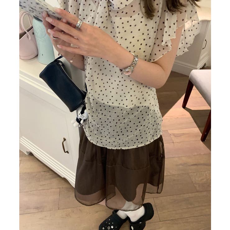 キャミソールドット柄シャツ2枚セット | Ulysses | 詳細画像5 