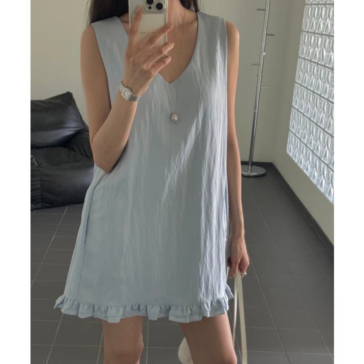 フリルVネックワンピース | Ulysses | 詳細画像7 