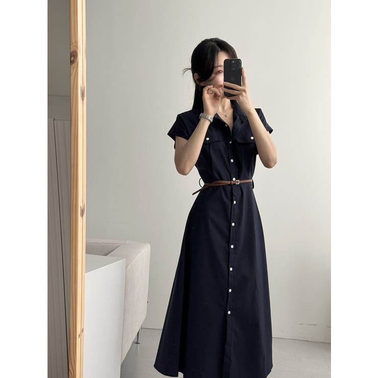 ベルト付きシャツワンピース | Ulysses | 詳細画像5 