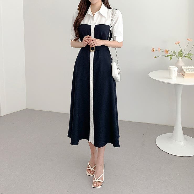 配色シャツワンピース | Ulysses | 詳細画像6 