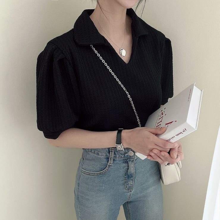 襟付き半袖ブラウス | Ulysses | 詳細画像12 