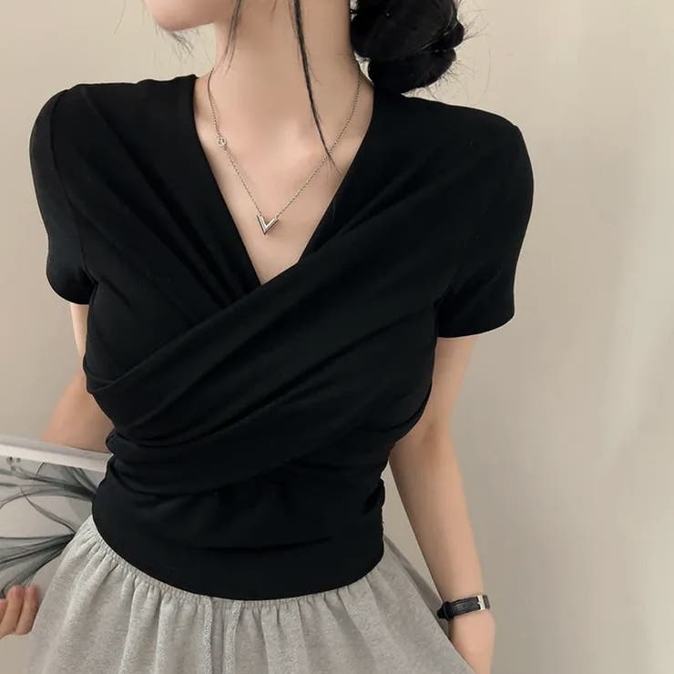 クロスVネックトップス | Ulysses | 詳細画像5 