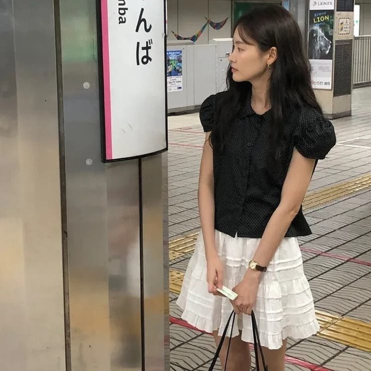 襟付きドット柄シャツ | Ulysses | 詳細画像5 