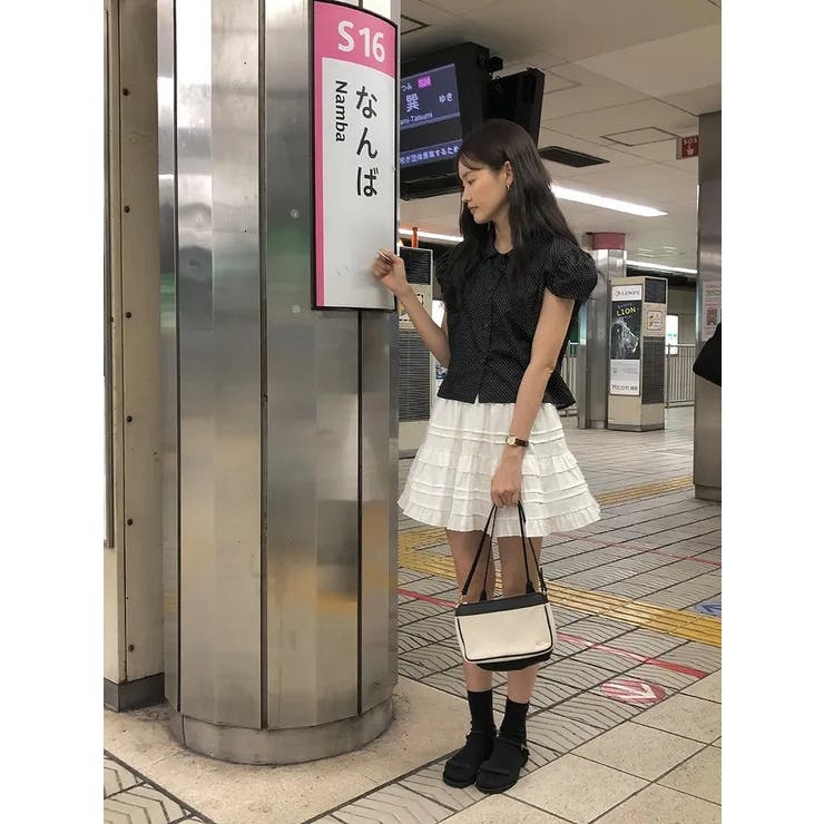 襟付きドット柄シャツ | Ulysses | 詳細画像6 