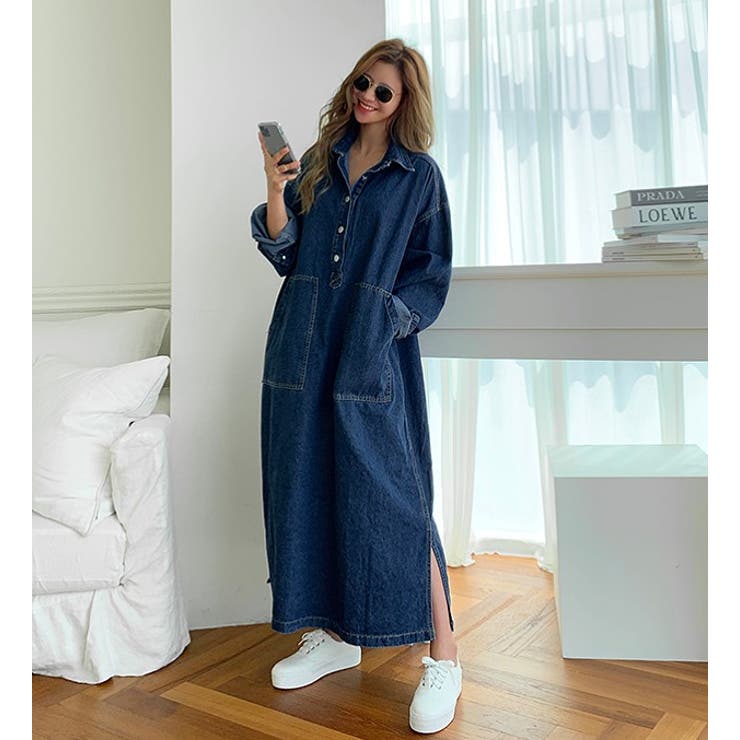 デニムワンピ 韓国fashion 22春夏 商品 品番 Ntrw Ulysses ユリシス のレディースファッション通販 Shoplist ショップリスト