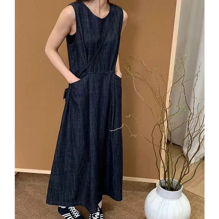 ブルー | ジップスデニムワンピース | Ulysses