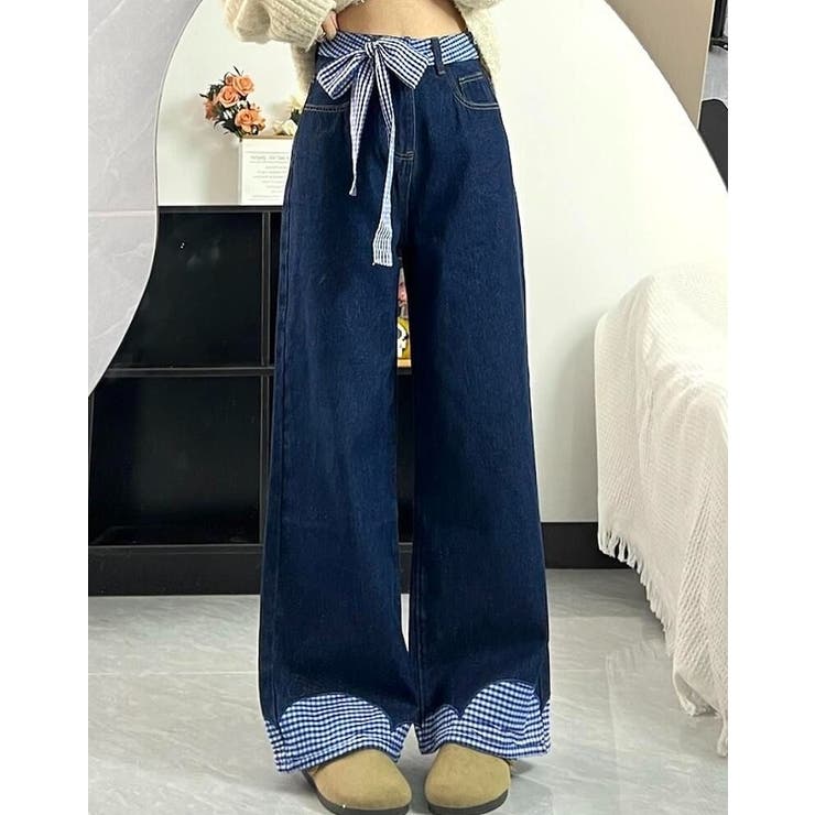 パッチワークデニムパンツ[品番：NTRW0010589]｜Ulysses