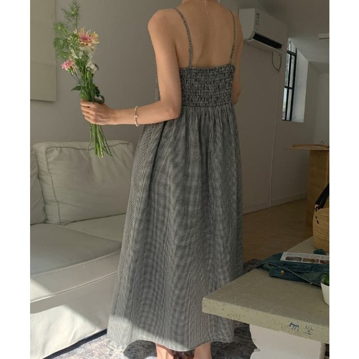 チェック柄キャミワンピース | Ulysses | 詳細画像2 