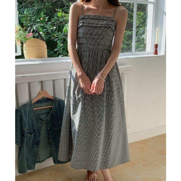 チェック柄キャミワンピース | Ulysses | 詳細画像4 