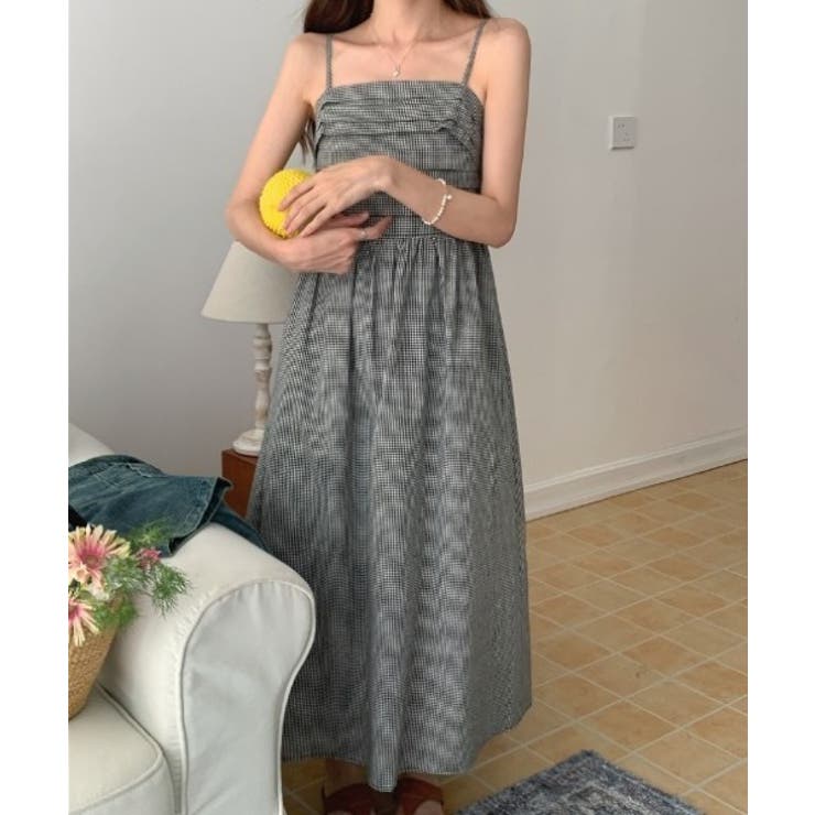 チェック柄キャミワンピース | Ulysses | 詳細画像5 