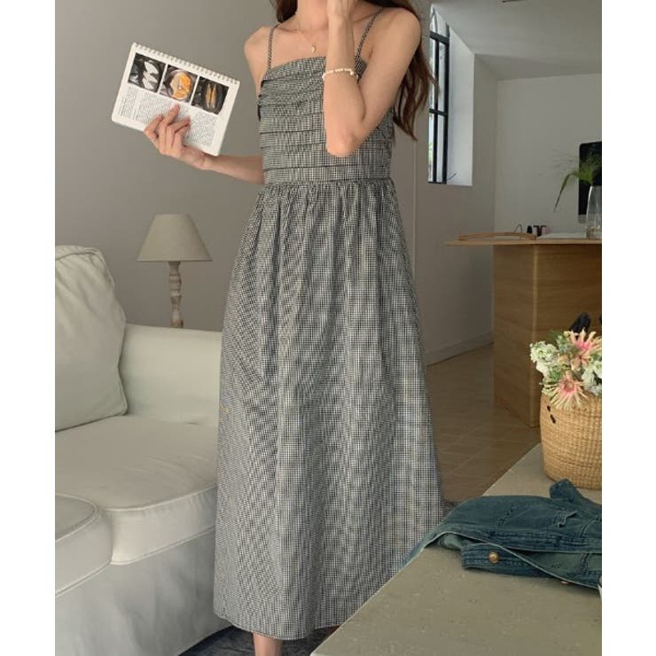 チェック柄キャミワンピース | Ulysses | 詳細画像7 