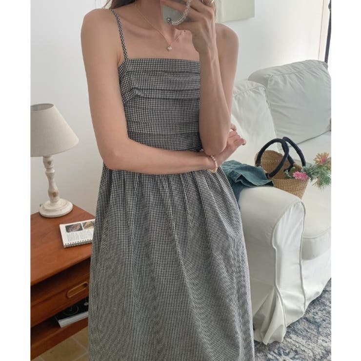 チェック柄キャミワンピース | Ulysses | 詳細画像9 