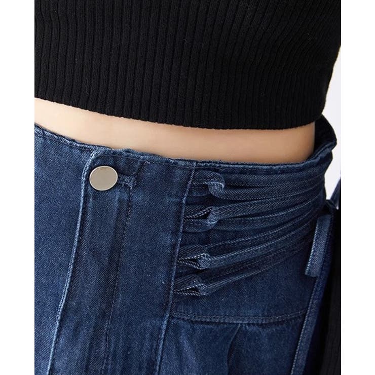 リボンハイウエストデニムスカート | Ulysses | 詳細画像7 