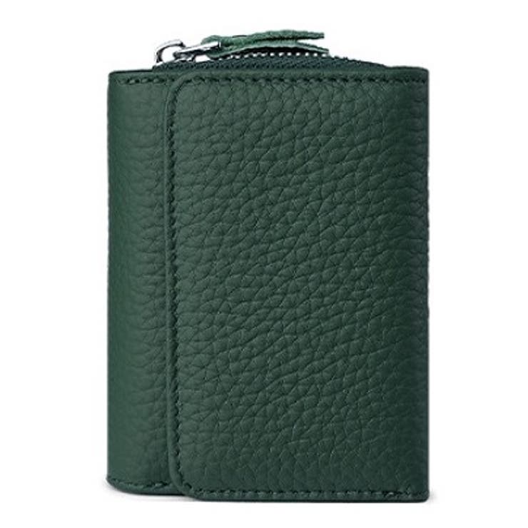 グリーン | ミニカラフル合成皮革3つ折り財布 | Ulysses