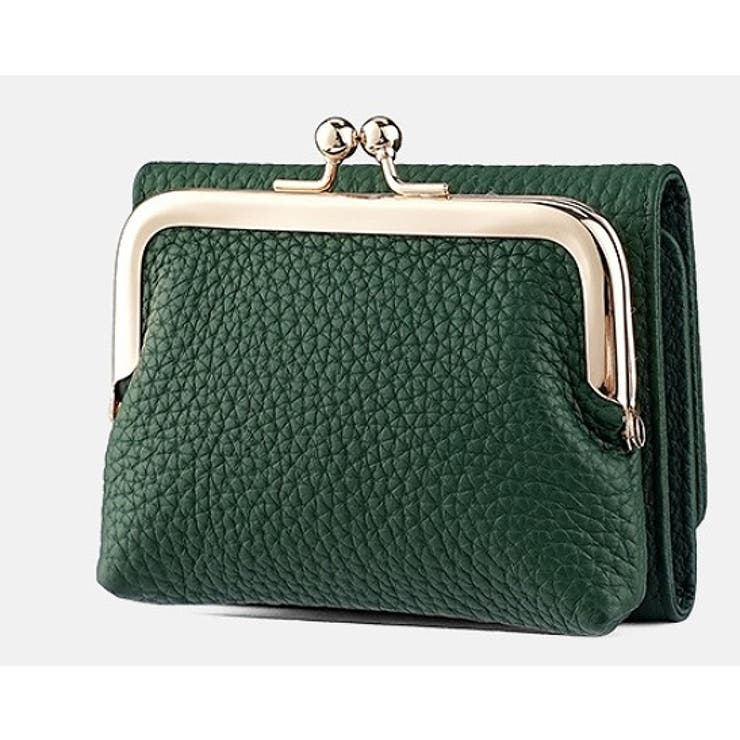 グリーン | 合成皮革3つ折ミニ財布 | Ulysses