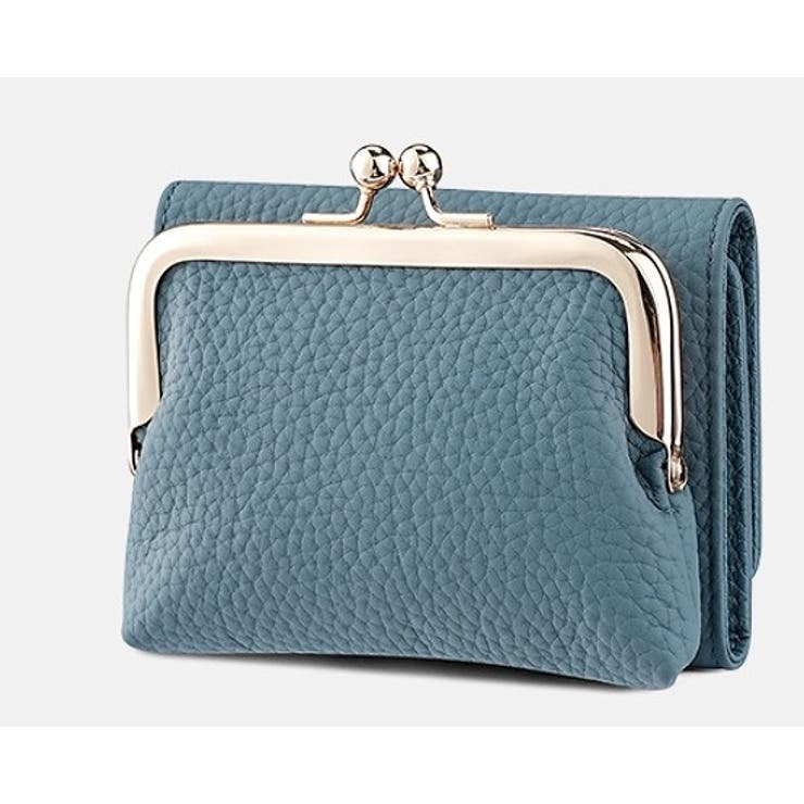 ブルー | 合成皮革3つ折ミニ財布 | Ulysses