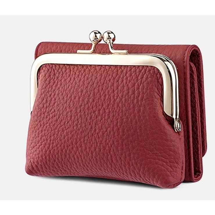 ボルドー | 合成皮革3つ折ミニ財布 | Ulysses