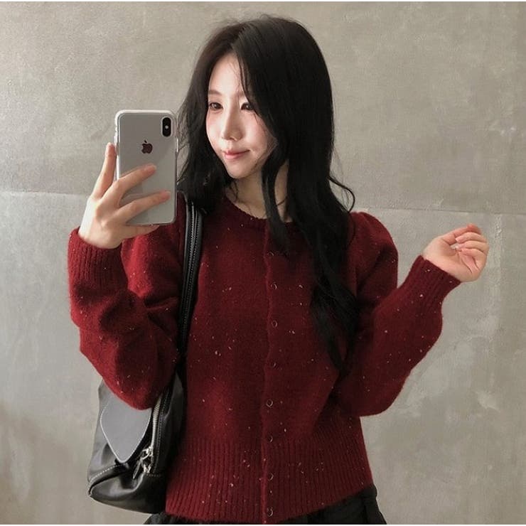 クルーネック長袖シングルブレストニットカーディガン | Ulysses | 詳細画像6 