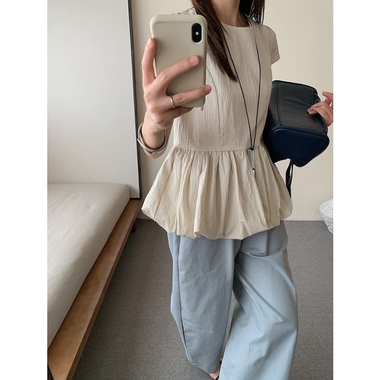 デザインクルーネック半袖トップス | Ulysses | 詳細画像5 