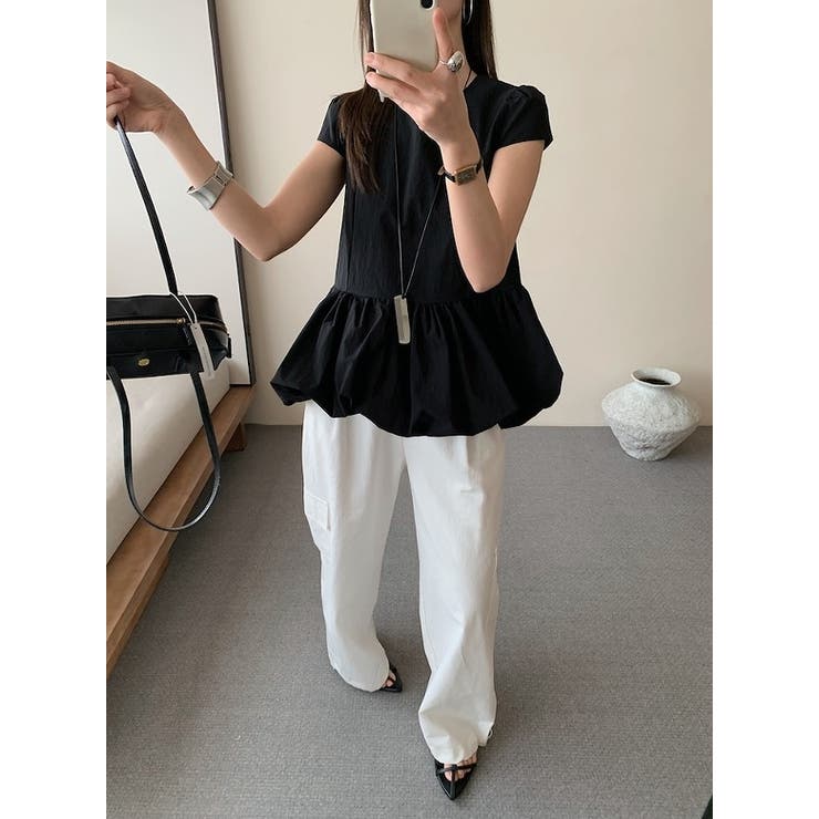 デザインクルーネック半袖トップス | Ulysses | 詳細画像8 