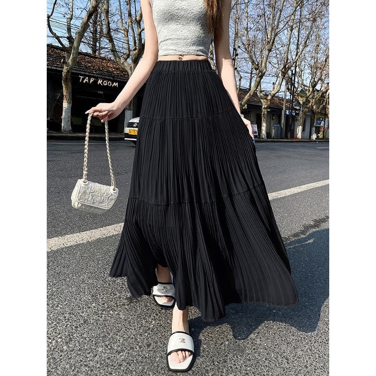 ハイウエストゴム付きチュールロングスカート | Ulysses | 詳細画像5 