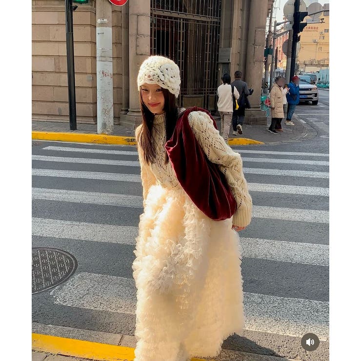 ハイウエストゴム付きチュールスカート | Ulysses | 詳細画像1 