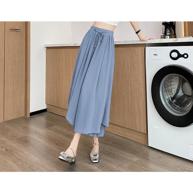 ゴム付きドローストリングチュールワイドレッグ | Ulysses | 詳細画像2 