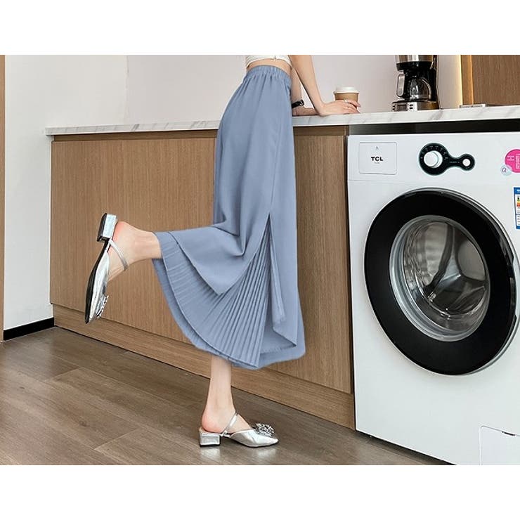 ゴム付きドローストリングチュールワイドレッグ | Ulysses | 詳細画像3 