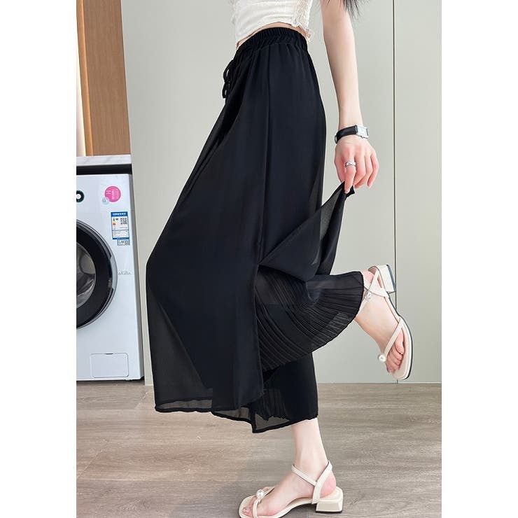 ゴム付きドローストリングチュールワイドレッグ | Ulysses | 詳細画像5 