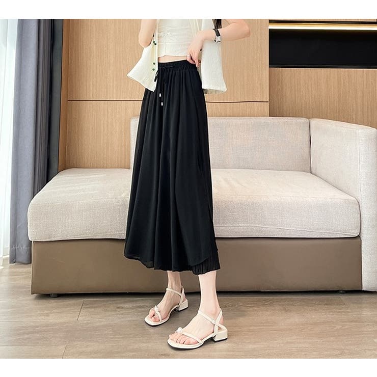 ゴム付きドローストリングチュールワイドレッグ | Ulysses | 詳細画像6 