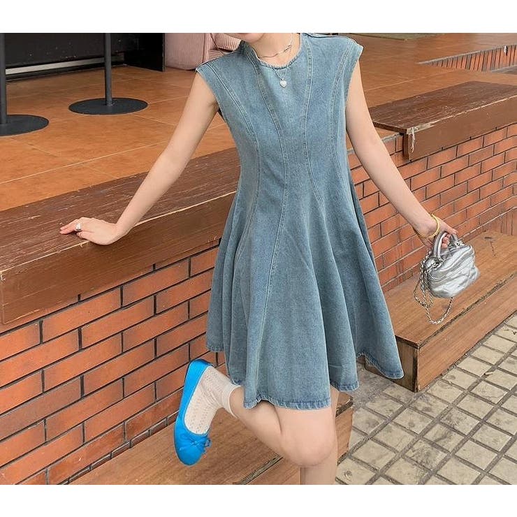 袖なしショートデニムワンピース | Ulysses | 詳細画像4 