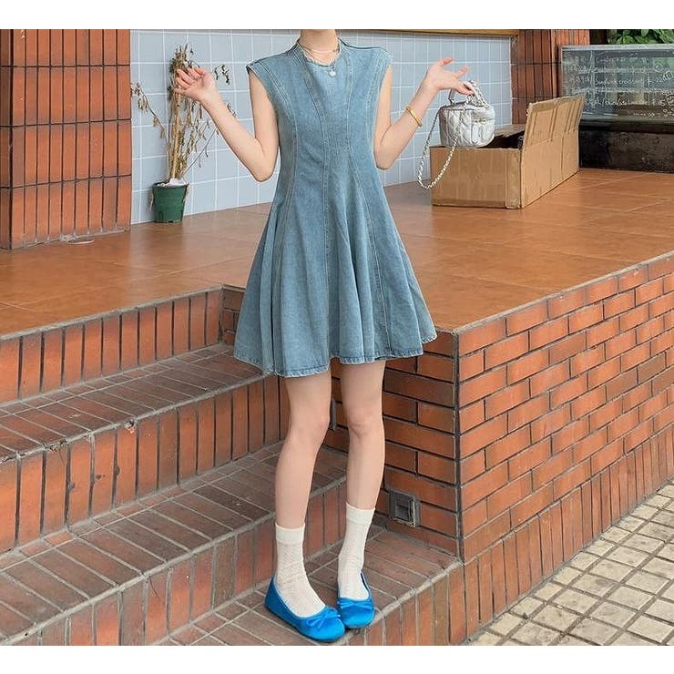 袖なしショートデニムワンピース | Ulysses | 詳細画像8 